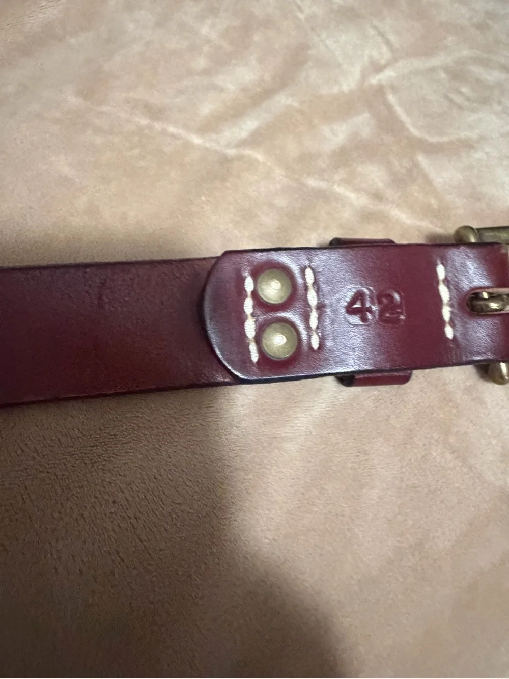 Bill’s Khaki’s Men's Original Bridle Leather Belt - Brown 40/42